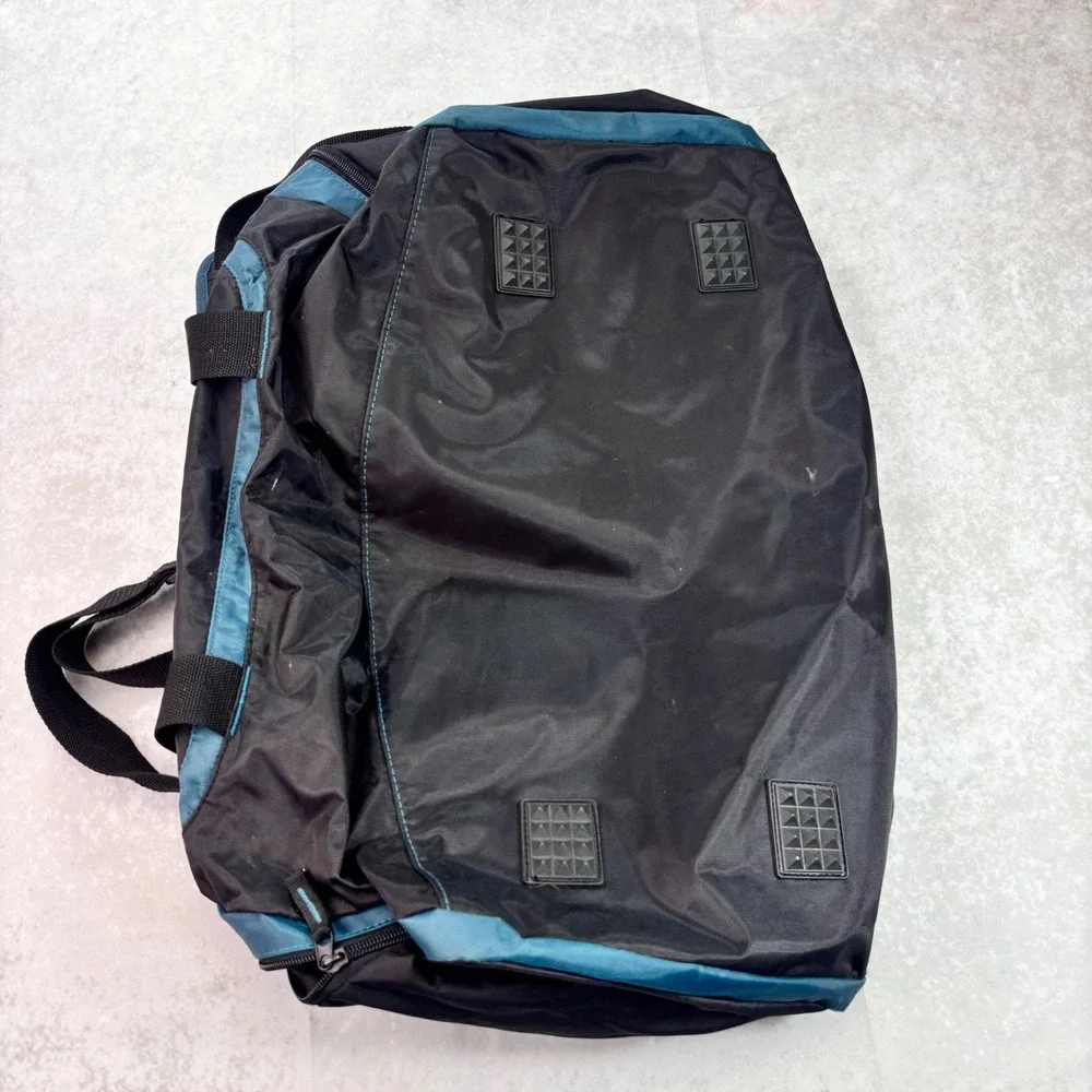 Reebok Philadelphia Eagles Duffel Bag NFL Gym Travel Sports Black Teal Large